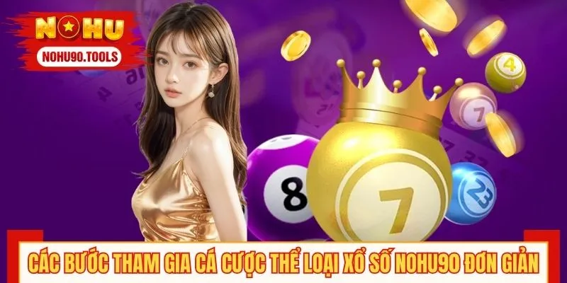 Các bước tham gia cá cược thể loại xổ số NOHU90 đơn giản
